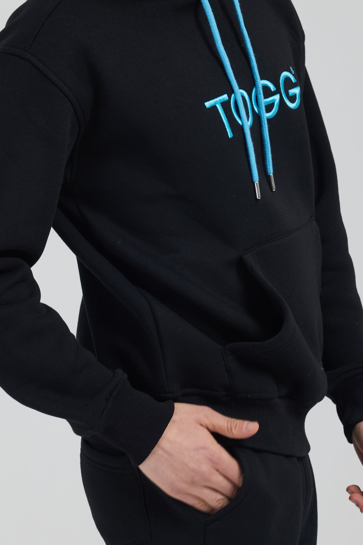 Black Hoodie Tracksuit Set