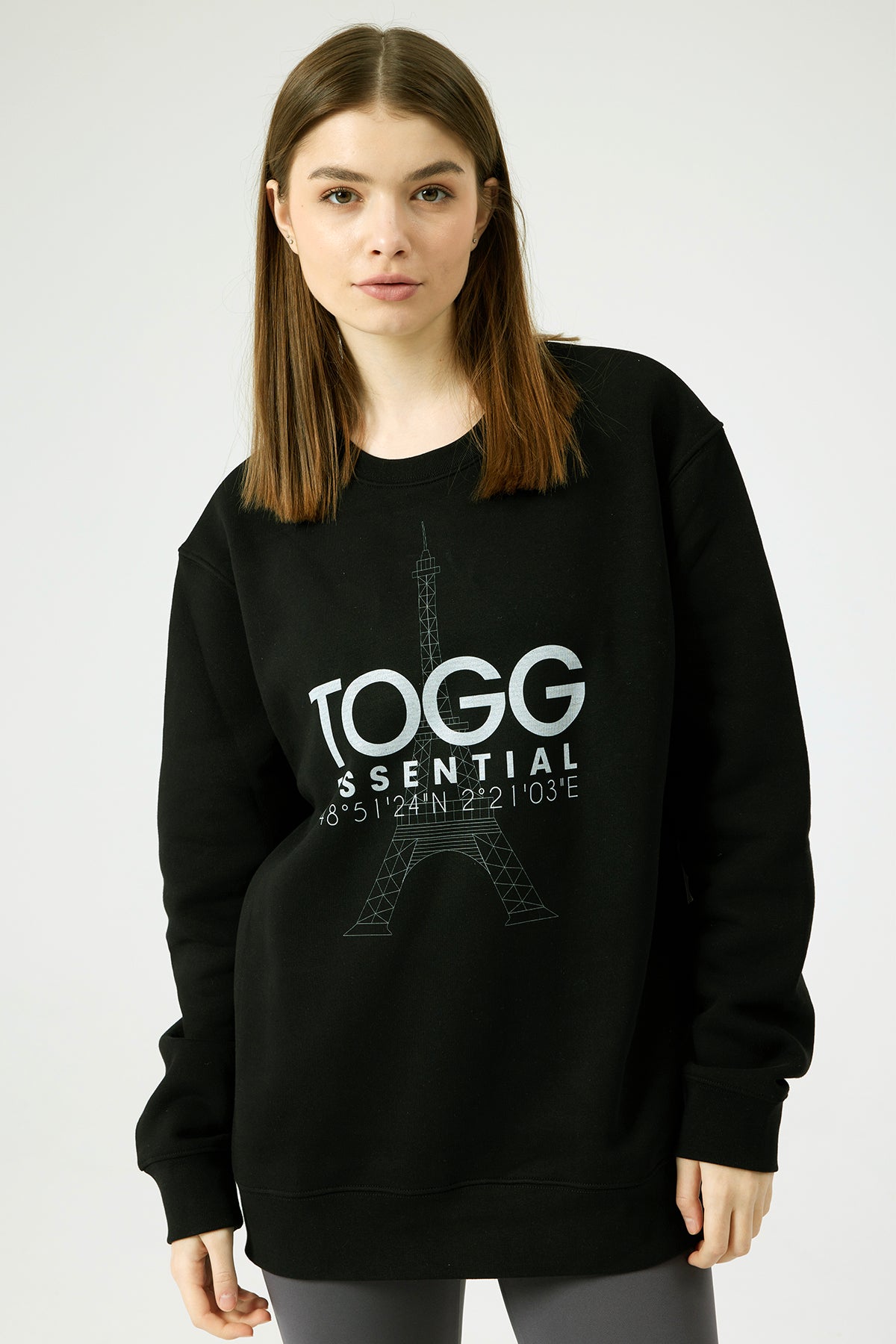 Black paris Sweatshirt